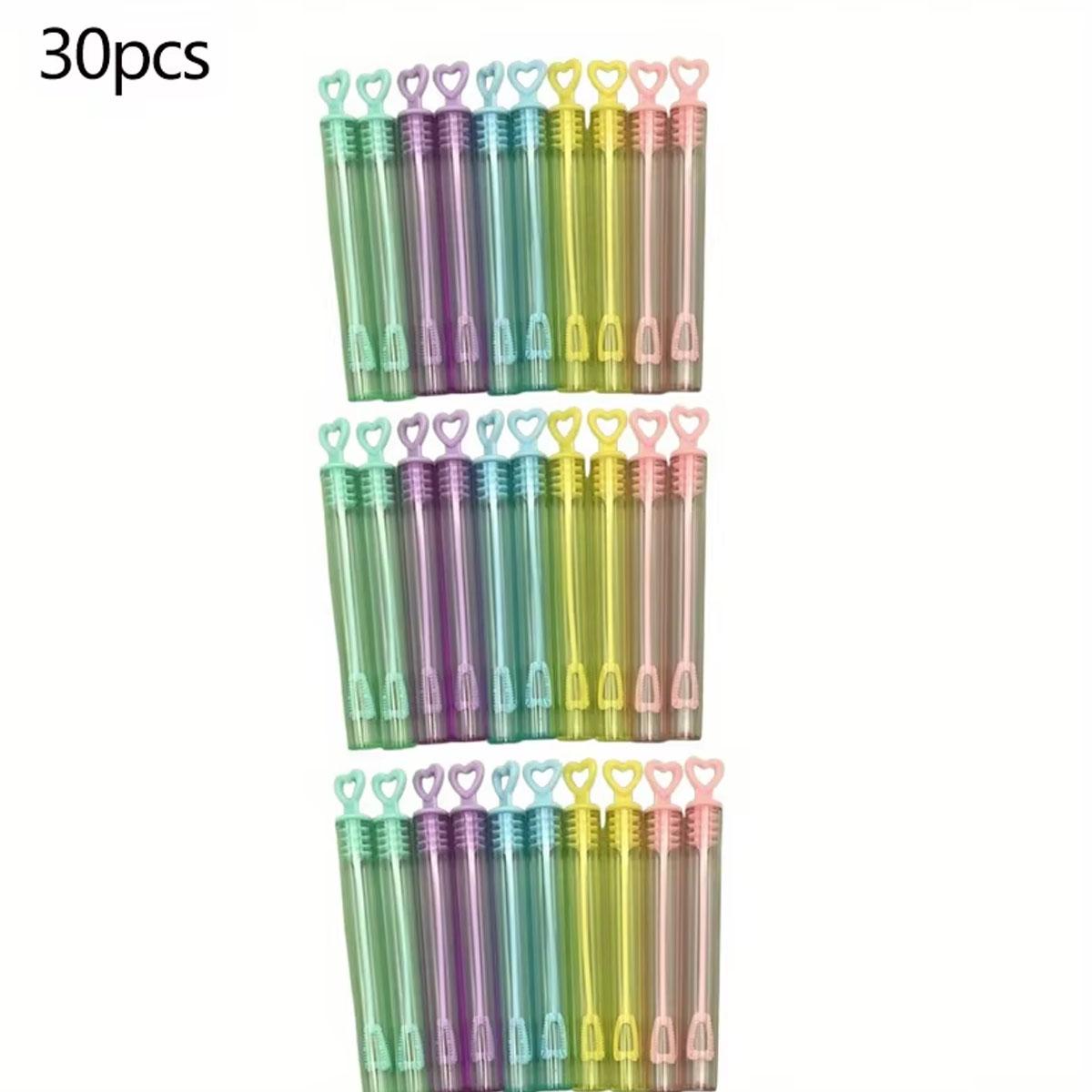 

30 шт. - Пластиковые пузырьковые трубки для вечеринки, украшение, подходит для дней рождений, свадеб и праздников (Вода не включена)