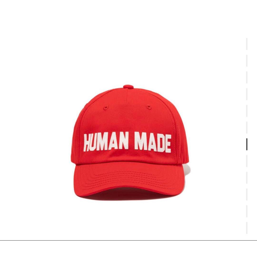 Used HUMAN MADE 5PANEL TWILL CAP RED