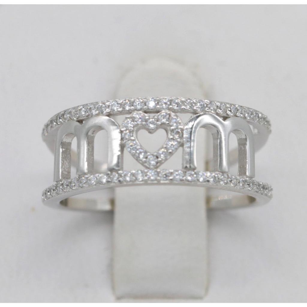 Wish Hot Selling Exquisite MOM Love Heart Zircon Ring