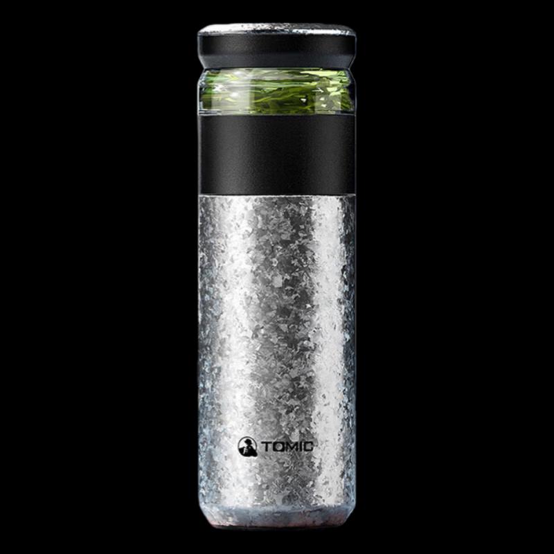 TOMIC 520ml Titanium Lined Insulated Tea Infuser Bottle