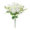 1Pc Artificial Flowers Wedding Home Bedroom Decoration Bridal Bouquet Garden Fake Silk Roses Hydrangeas Vase For Board Outdoors