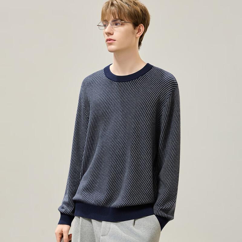 

Мужской свитер Loz с круглым вырезом из смесовой шерсти L (175)