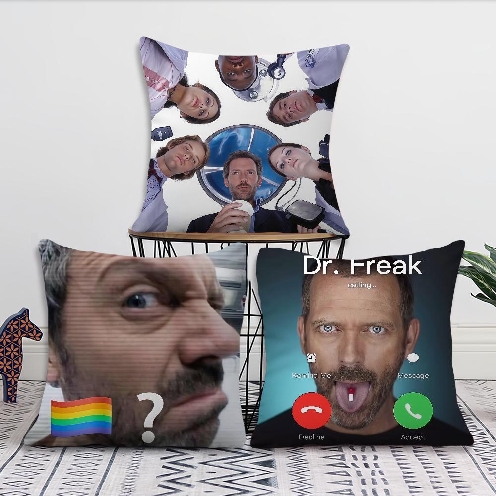 TV H-House M D Funny Cushion Cover Decoration Room Shop Car Best Home Office Coffee Pillow Sofa Printing Nordic Simplicity Hit