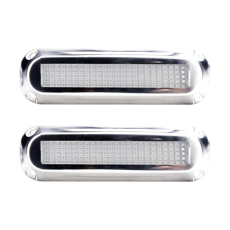 A16P-2PC Transom Light 120 LED Underwater Boat Lights LED Waterproof Speedboat Navigation Lighting Boat RVS Yacht Accessories