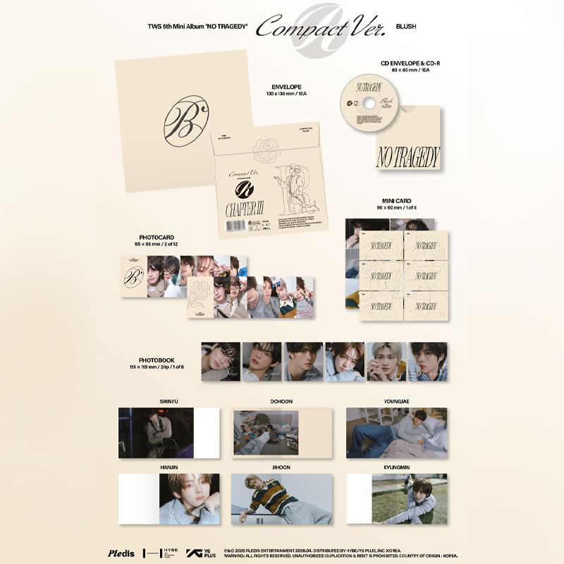 [ÖN SİPARİŞ] TWS 5. Mini Albüm NO TRAGEDY COMPACT Sürümü. KIZARMAK