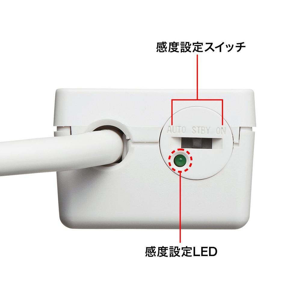 SANWA SUPPLY PC-linked Power Strip (IC Memory Type) 3-prong, 4 Outlets, 2m TAP-RE34M-2
