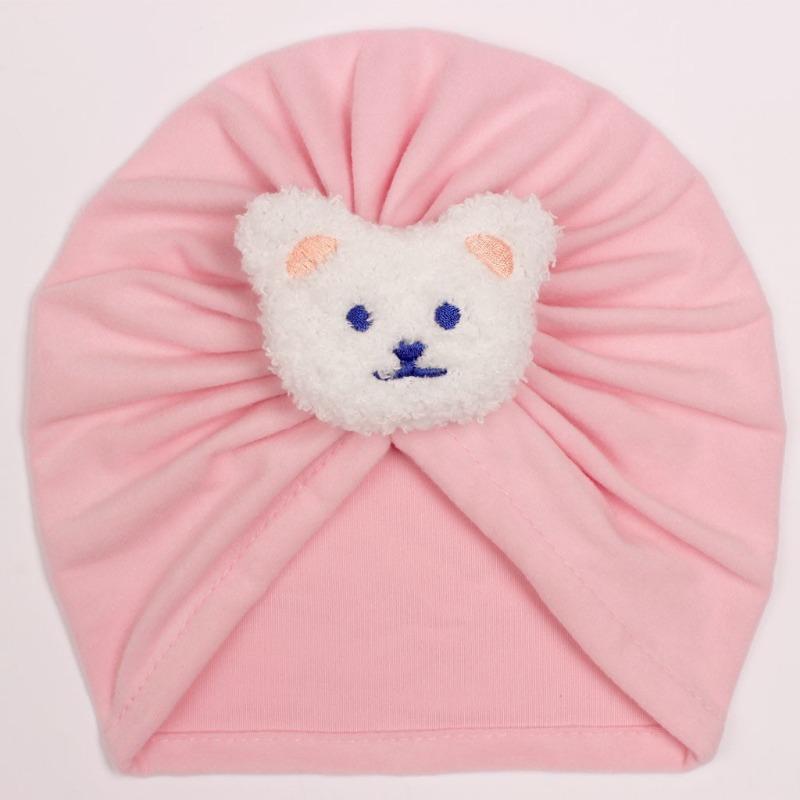 

New warm baby pullover hat, bear head halogen door children s hat, soft and comfortable baby tire hat