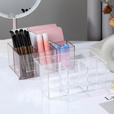 Držák štětců na make-up Organizér na make-up Krabička na kosmetiku