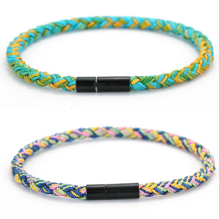 High Quality Ethnic Rope Bracelet Man Women 5 Colors Handmade Weaven Thread Braslet Bangle Pulsera Macrame Friendship Jewelry