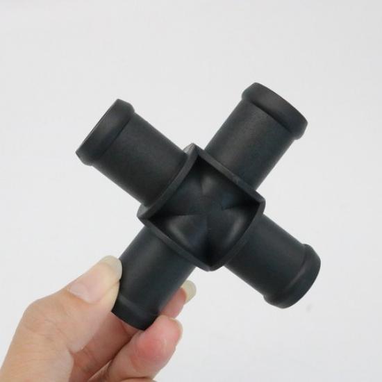 For Mini For Cooper R52 R53 Front 4-Way Expansion Tank Distribution Piece Black