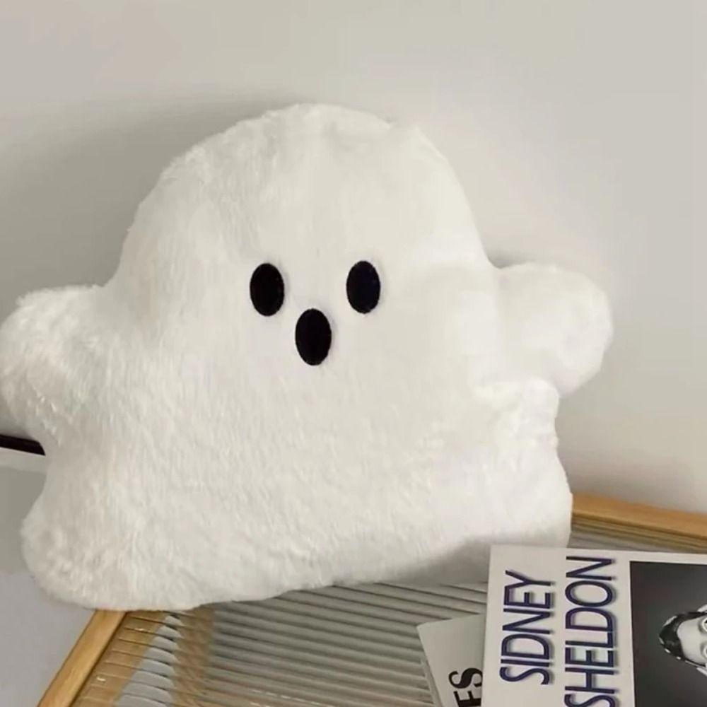 Kawaii Cushion Cotton Plush Toy Home Decor White Cloud Ghost Pillow  Halloween