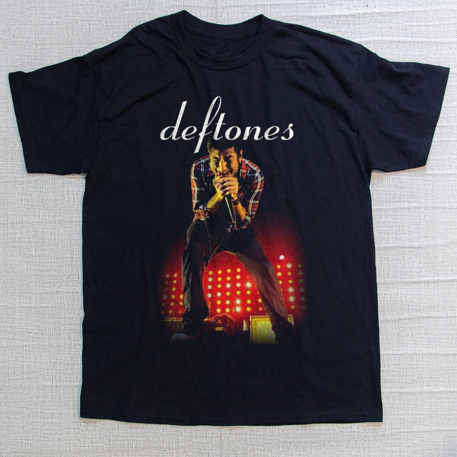 DEFTONES Chino Moreno On Stage Black Unisex T-shirt Size S-5XL S