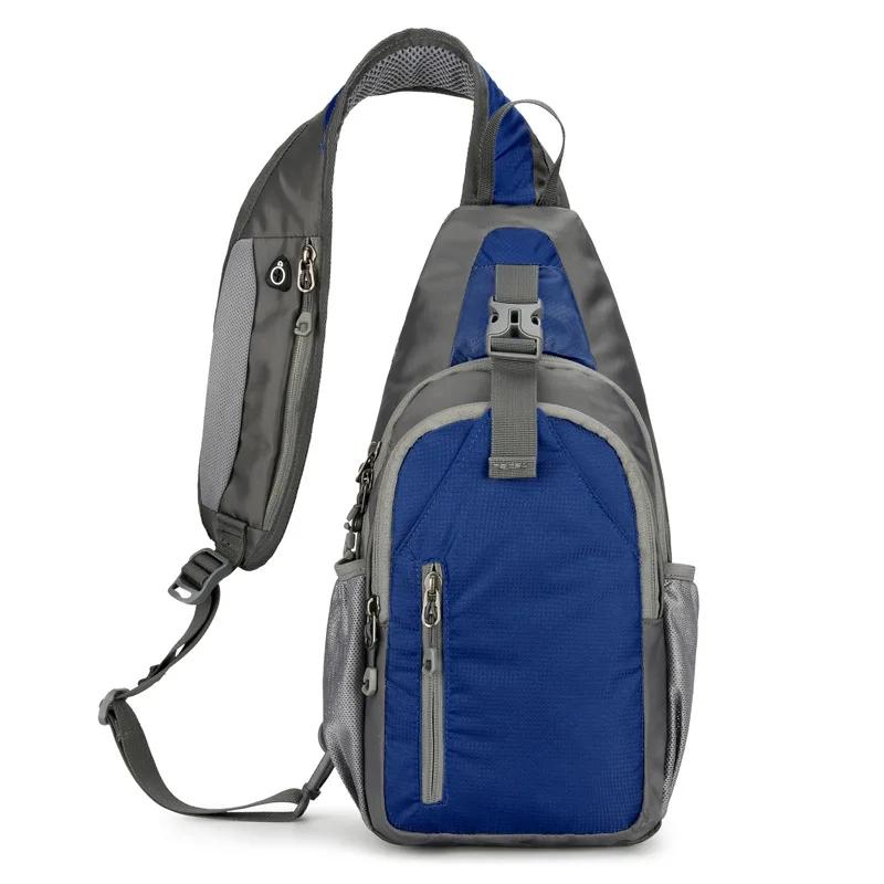 Men'S Leisure Outdoor Hiking Bike Shoulder Bag, Waterproof Sports Crossbody Bag, Travel Backpack, Men'S Chest Bag, Shoulder Bag
