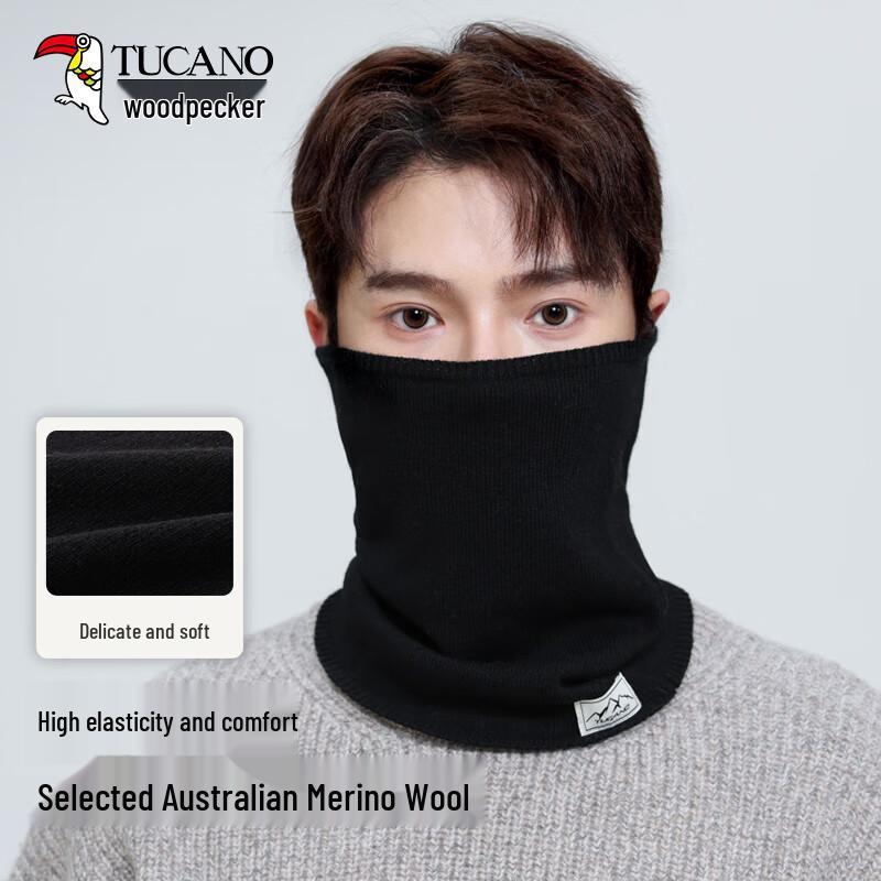 Tucano Men's Wool Neck Gaiter Scarf