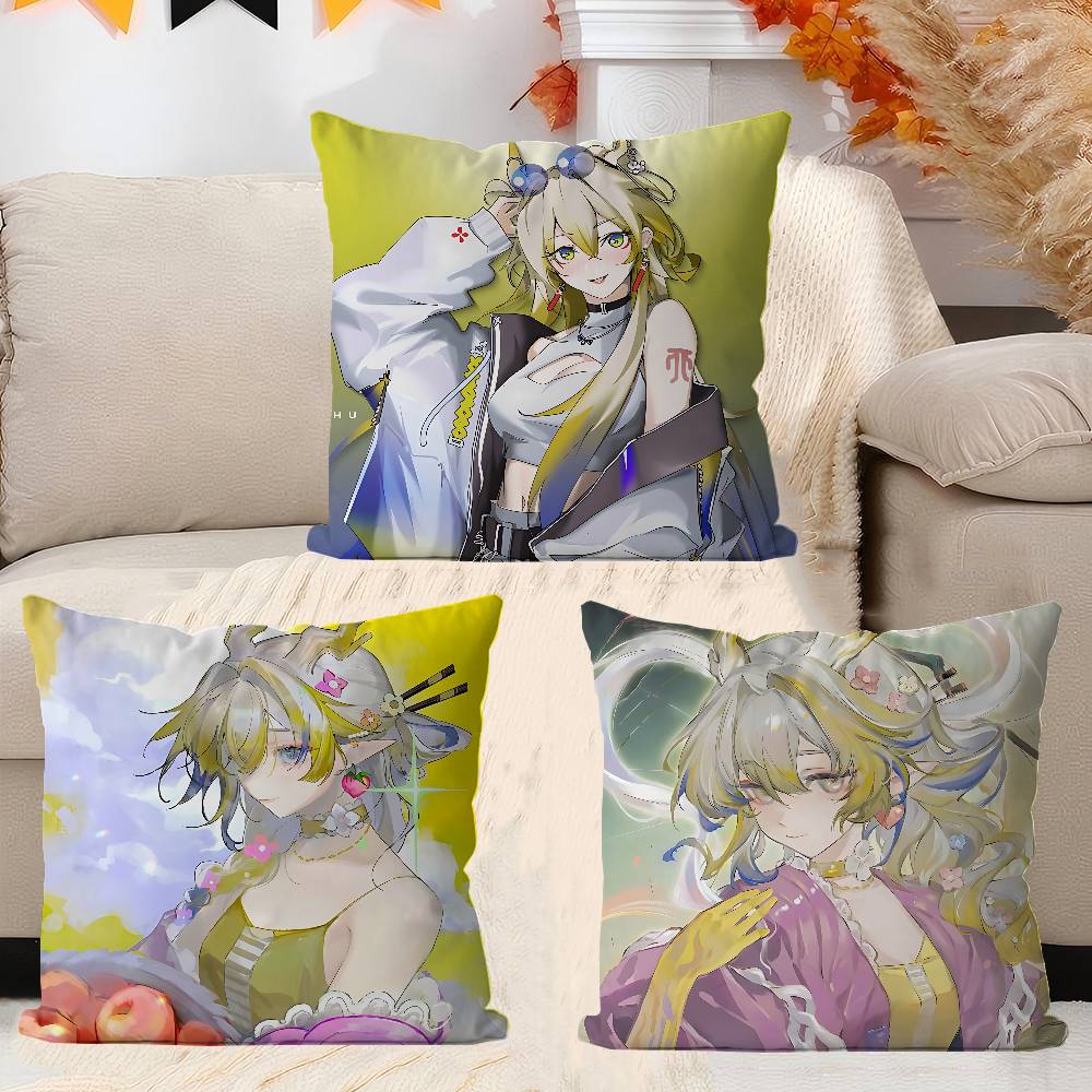 Arknights Shu Pillow Gift Home Office Decoration Pillow Bedroom Sofa Car Cushion CoverPillow Case