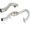 Stainless Steel Exhaust Pipe Header Mid Pipe Slip-On Type For Honda CRF 300L CRF300L Rally ABS 2021 2022 2023