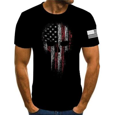 Sparta 3D Printed New Men's Short Sleeved Personalized Loose Men's T-shirt
