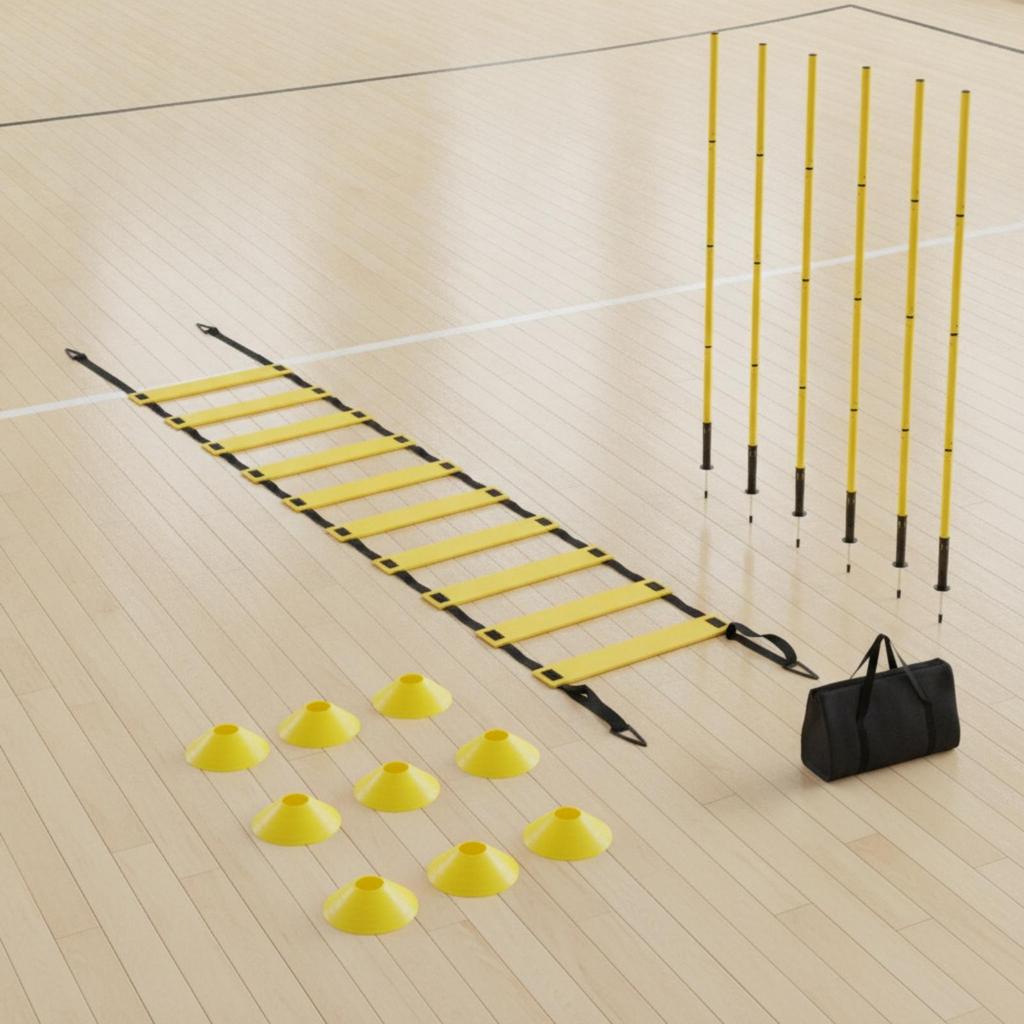 Agility Ladder Set Portable Soccer Training Equipment Complete