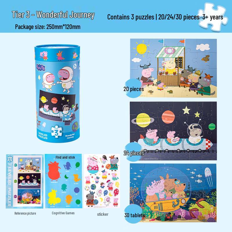 Peppa Pig Progressive Educational Puzzles