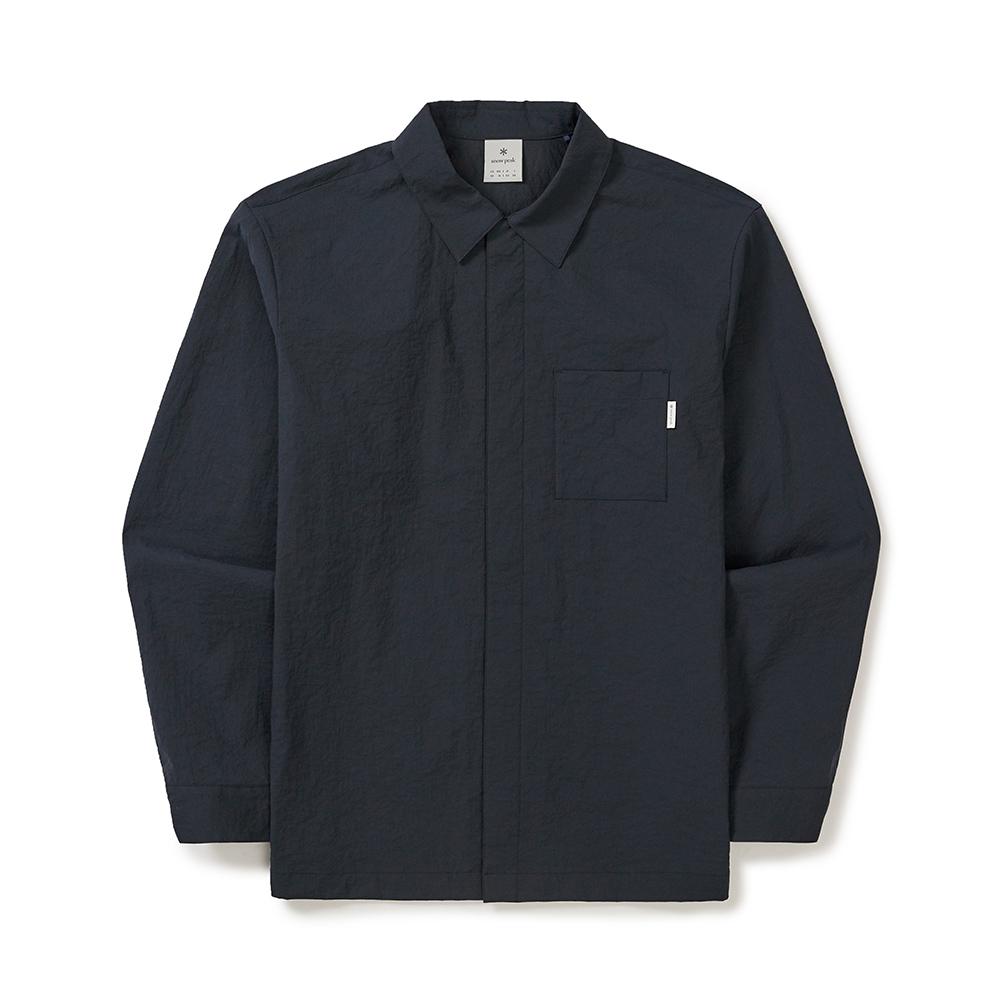 SNOWPEAK Minute Long Sleeve Shirt Dark Navy (S25MMFSH72)