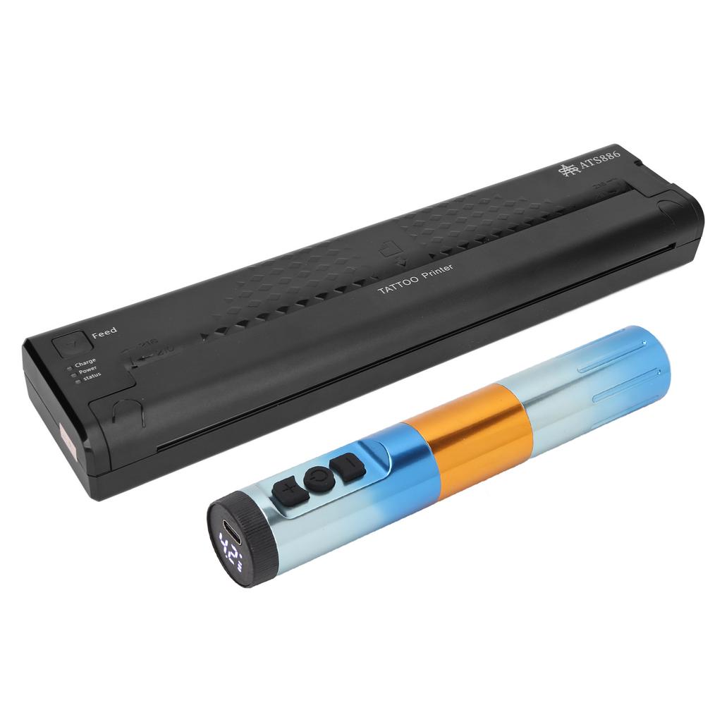 1200mAh Thermal Tattoo Transfer Stencil Copier Machine USB Interface 1500mAh Wireless Tattoo Pen