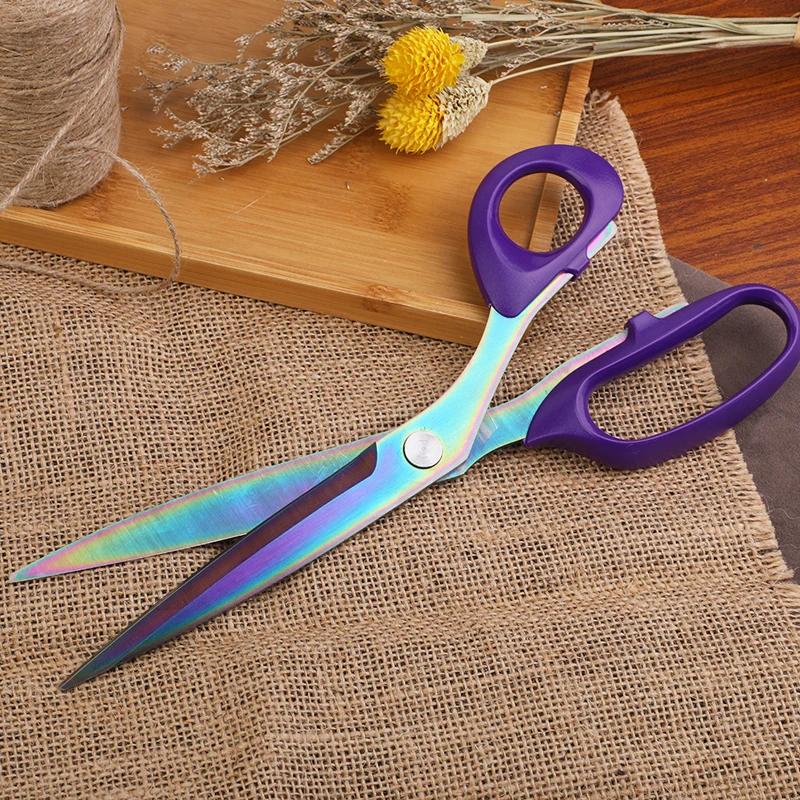 Fenrry Professionelle Schneiderschere Kleidungsschere Vintage Edelstahl Stoff Lederschneider Bastelschere DIY Heimwerkzeug