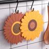 Sunflower Non-Slip Insulation Mats Coaster Tableware Cup Thicken Pads Heat-insulated Bowl Placemat Home Desktop Decoration