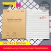 24k Cowhide A5 Double Line Notebook for Students: Horizontal Lines, Primary/Middle School Homework, Exercise Book