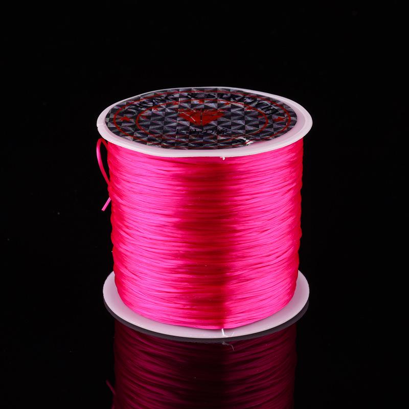 Fil Plat en Cristal Élastique pour Perles DIY et Création de Bracelets