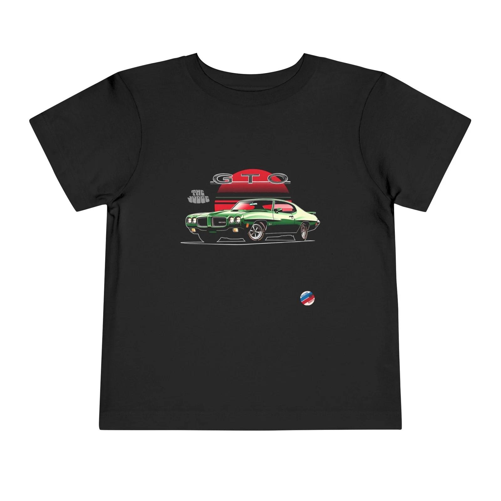 GTO Judge Green Muscle Car Graphic Toddler T-Shirt Vintage Tee XL