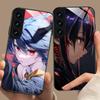 Arknights Chen Glass Mobile Phone Case for Samsung Galaxy S26 S25 S24 S23 S22 S21 S20 Note20 Plus FE Ultra Colorful Cover