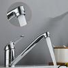 Bathroom Washbasin Kitchen Sink Faucet Zinc Alloy Short Body 360° Rotatable Cold Water Mixer Tap
