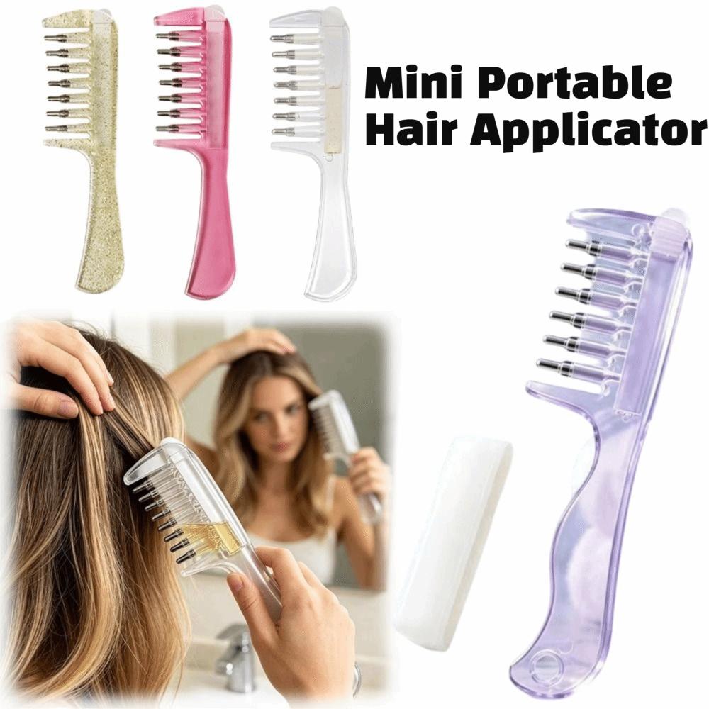 Multi-Function Mini Portable Head Applicator Massage Guide Liquid Comb Barber Shop Salon
