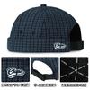 Clape Roll Checkered Brimless Watch Fashionable Cap, Pattern, Fisherman's Cap, Hat, Stylish, Round, Lightweight, Unisex, Outdoor, Cap, Unique, Men's