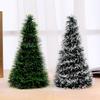 Kreativer Mini-Schreibtisch-Weihnachtsbaum, Gehäkelter Weihnachtsbaum, Weihnachtsdekorationen