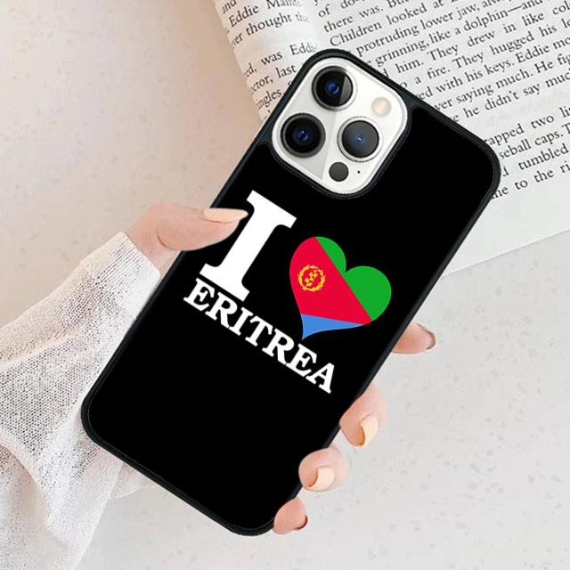 Eritrea Flag Phone Case Cover For iPhone 17 Air 15 16e 11 13 14 Pro Max 12 Plus Max Fundas