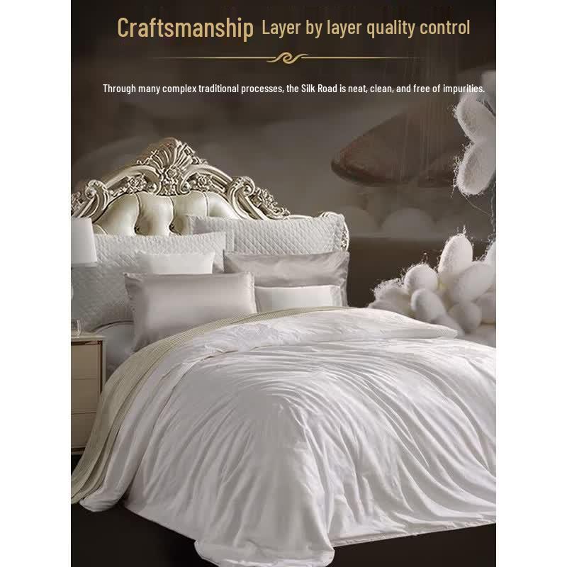 FUANNA Double Cocoon Silk Four Seasons Quilt