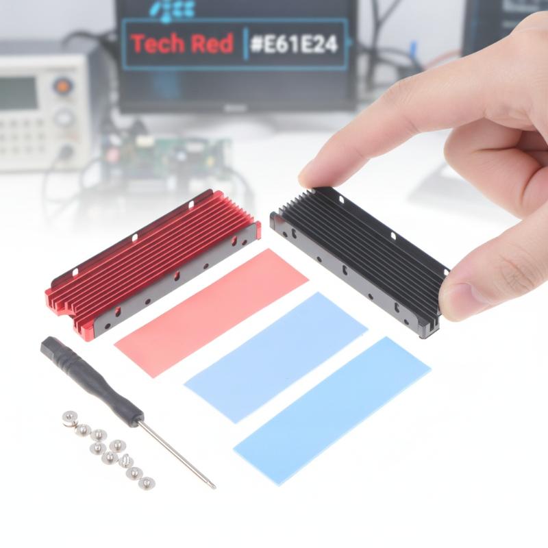 M.2 2280 SSD Køleplade Aluminium Legering Køleplade Tynd Køleradiator Til Stationær Computer Solid State Drive Installation