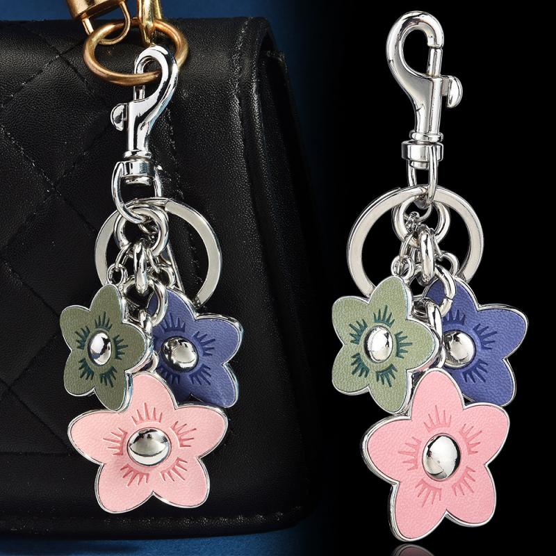 Creative Retro Bag Hanging Ornaments Elegant Multipurpose Flower Keychain Lightweight Backpack Pendant Decoration Gifts