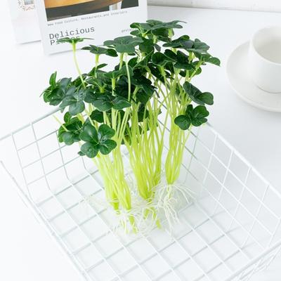 Duurzaam Gesimuleerd Plant Oogverblindend Creatief Klavertje Vier Nep