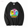 Monster Munch Black D T Shirt Mens Vintage Washed Unisex Soft Homme Fashion Breathable Top For Everyday Wear Stretched