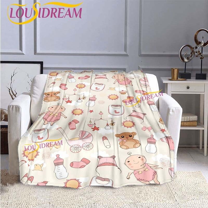 Cartoon Cute Totoro Blanket Printing Super Soft Flannel Blanket Flannel Bedspread Bedding Sofa