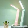 LED Folding Desk Lamp USB Charging Touch Control Dimmable Desktop Eye Protection Reading Study Office Bedroom Bedside Lamp