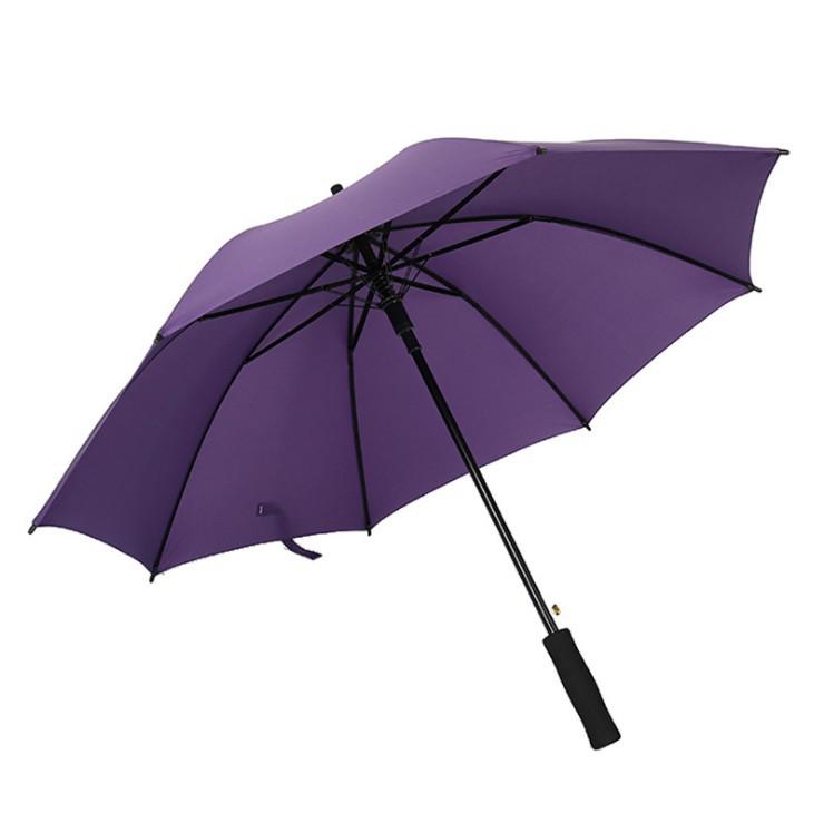 Manufacturer's simple umbrella, 8-bone plain color high-end straight umbrella, gift umbrella printing LOGO