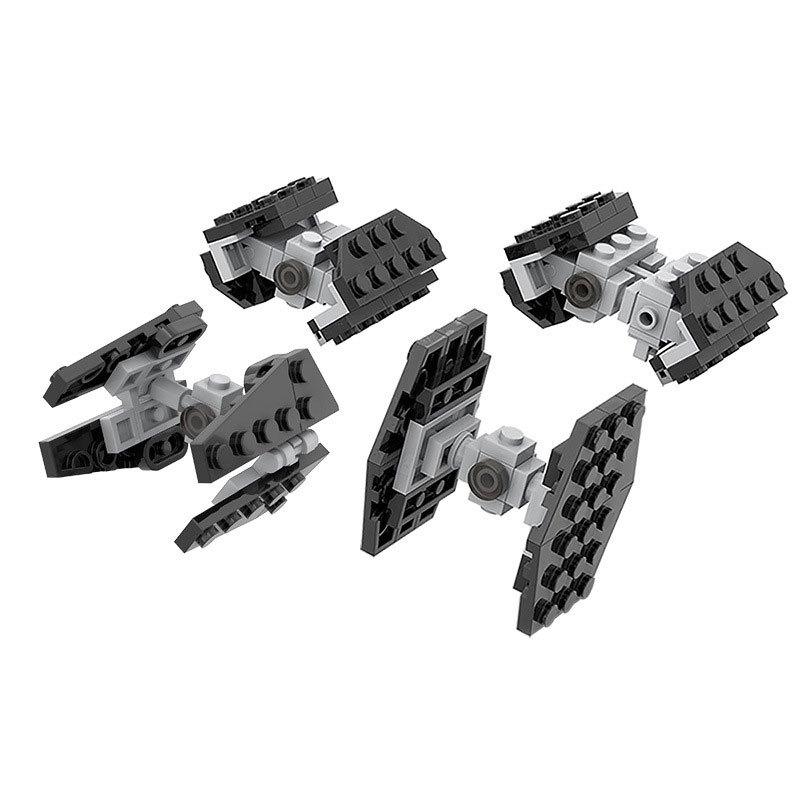 

136 PCS-Classic Space Movie Series-Creative Mini Tie fighter combo Building Blocks Model For Children Boys Girls, Christmas Gift