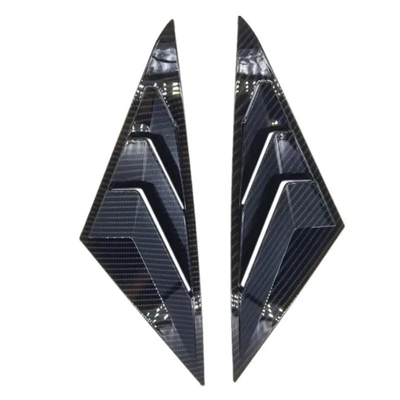 For Hyundai Sonata 2011 2012 2013 2014 ABS Plastic Rear Window Quarter Louver Cover Side Vent Trim Car Adhesive Accessories