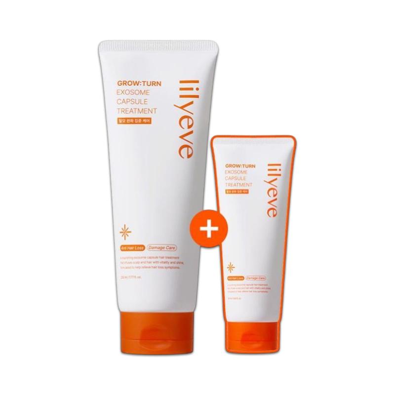 [Limited Edition] Growturn Exosome Capsule Treatment 230ml (+50ml) – Intensive Repair Hair Treatment Set 230 ml + 50 ml (Total 280 ml)