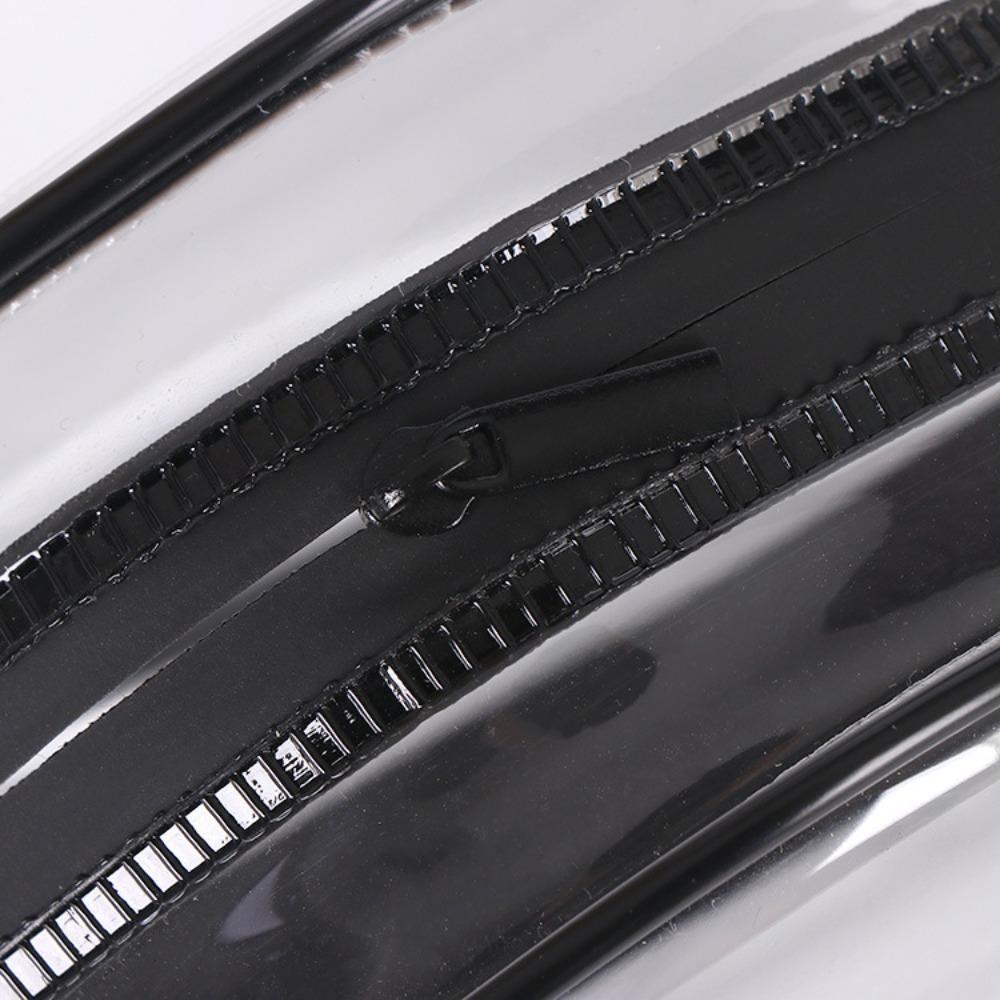 Waterproof Zipper Clear Outdoor Doll Bag Transparent Outdoor Doll Display Bag Plush Doll