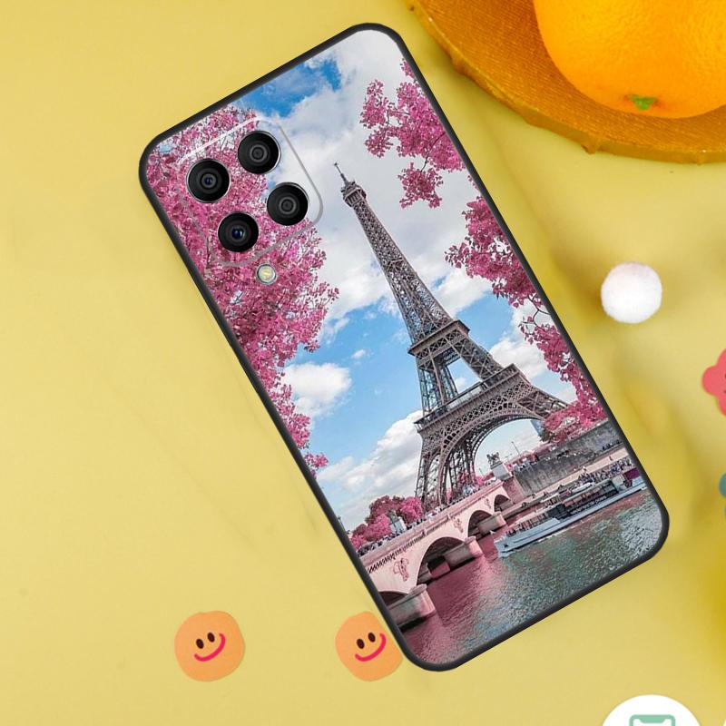 France Paris Eiffel Tower Case For Samsung Galaxy M35 M33 M21 M31 M16 M36 M56 M53 M13 M12 M32 M52 M15 M55 M14 M34 M54