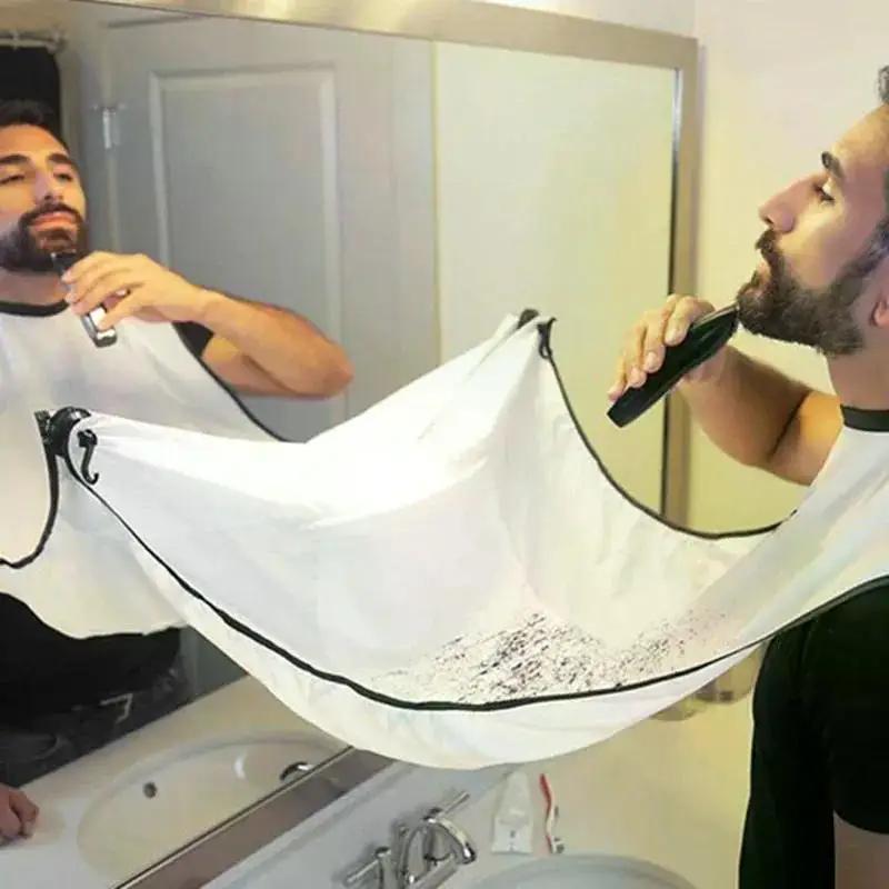 1/3/5PCS Male Beard Catcher Apron Shaving Cape Bib Hair Clean Shaver Grooming Protector for Men Bathroom Shaving Tool Gift